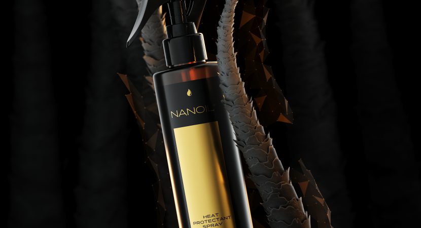 Nanoil spray de protección contra el calor