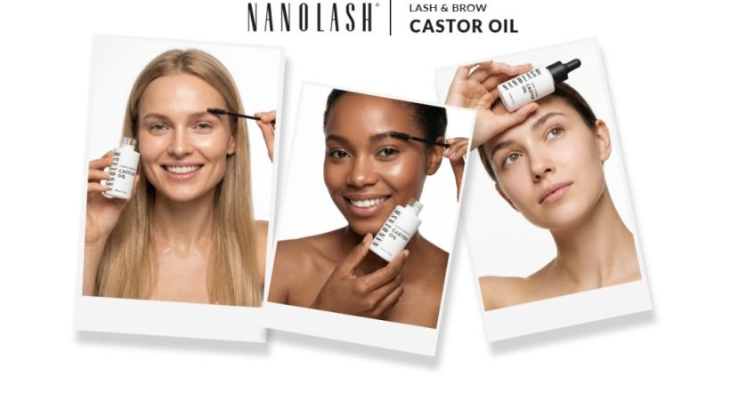 aceite de ricino en las cejas nanolash
